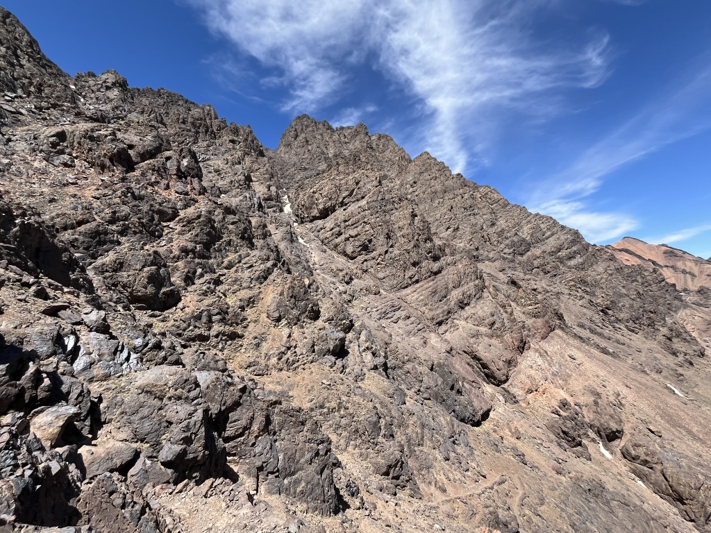 Toubkal Western Peak route